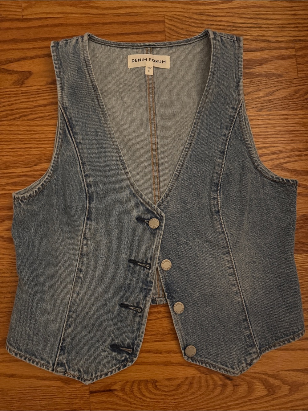 Denim Forum denim vest